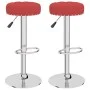 Taburetes de cocina 2 unidades tela rojo tinto von , Küchenhocker - Ref: Foro24-332979, Preis: 97,22 €, Rabatt: %