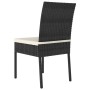 Sillas de comedor de jardín 4 unidades ratán sintético negro de vidaXL, Sillas de jardín - Ref: Foro24-315107, Precio: 225,10...