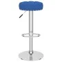 Taburetes de cocina 2 unidades tela azul by , Kitchen stools - Ref: Foro24-332975, Price: 106,77 €, Discount: %