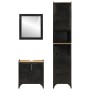 Conjunto de muebles de baño 3 pzas madera maciza mango y hierro de , Muebles de baño - Ref: Foro24-3217110, Precio: 457,73 €,...