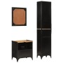Conjunto de muebles de baño 3 pzas madera maciza mango y hierro de , Muebles de baño - Ref: Foro24-3217110, Precio: 457,73 €,...
