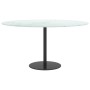 Tablero de mesa diseño mármol vidrio templado blanco Ø80x1 cm de , Tableros para mesas - Ref: Foro24-322250, Precio: 78,08 €,...