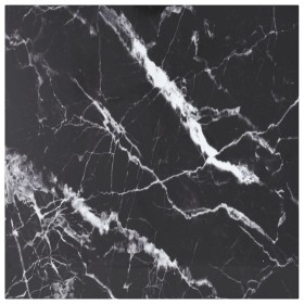 Tablero mesa diseño mármol vidrio templado negro 70x70 cm 6 mm de , Tableros para mesas - Ref: Foro24-322272, Precio: 59,21 €...