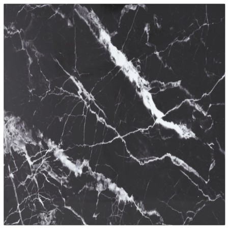 Tablero mesa diseño mármol vidrio templado negro 70x70 cm 6 mm de , Tableros para mesas - Ref: Foro24-322272, Precio: 59,21 €...