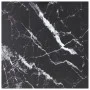 Tablero mesa diseño mármol vidrio templado negro 70x70 cm 6 mm by , Table tops - Ref: Foro24-322272, Price: 46,55 €, Discount: %