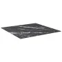Tablero mesa diseño mármol vidrio templado negro 70x70 cm 6 mm by , Table tops - Ref: Foro24-322272, Price: 46,55 €, Discount: %