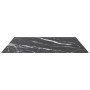 Tablero mesa diseño mármol vidrio templado negro 70x70 cm 6 mm de , Tableros para mesas - Ref: Foro24-322272, Precio: 59,21 €...
