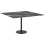 Tablero mesa diseño mármol vidrio templado negro 70x70 cm 6 mm by , Table tops - Ref: Foro24-322272, Price: 46,55 €, Discount: %
