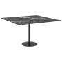 Tablero mesa diseño mármol vidrio templado negro 70x70 cm 6 mm de , Tableros para mesas - Ref: Foro24-322272, Precio: 59,21 €...