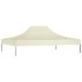 Techo de carpa para celebraciones color crema 4x3 m 270 g/m² de vidaXL, Cubiertas para carpas y cenadores - Ref: Foro24-31534...