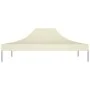 Techo de carpa para celebraciones color crema 4x3 m 270 g/m² de vidaXL, Cubiertas para carpas y cenadores - Ref: Foro24-31534...