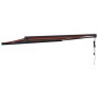 Toldo retráctil aluminio y tela naranja y marrón 4,5x3 m de , Toldos - Ref: Foro24-3154619, Precio: 657,04 €, Descuento: %