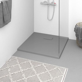 Plato de ducha SMC gris 90x90 cm de vidaXL, Platos de ducha - Ref: Foro24-148933, Precio: 161,67 €, Descuento: %