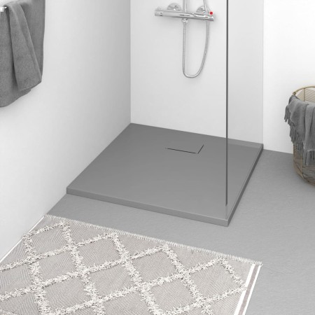 Plato de ducha SMC gris 90x90 cm de vidaXL, Platos de ducha - Ref: Foro24-148933, Precio: 161,67 €, Descuento: %