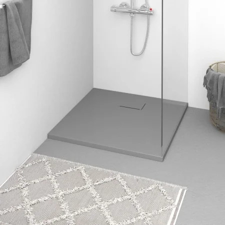 Plato de ducha SMC gris 90x90 cm de vidaXL, Platos de ducha - Ref: Foro24-148933, Precio: 170,49 €, Descuento: %