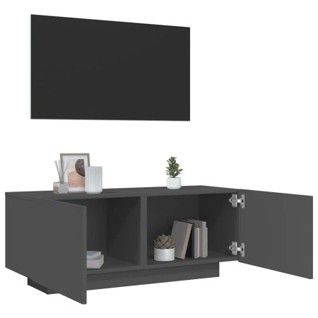 Mueble para TV madera contrachapada gris 100x35x40 cm de , Muebles TV - Ref: Foro24-804438, Precio: 86,49 €, Descuento: %