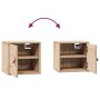 Armarios de pared 2 uds madera maciza de pino 31,5x30x30 cm de , Estantes y estanterías - Ref: Foro24-818356, Precio: 56,66 €...