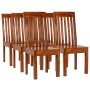 Juego de mesas de comedor 7 unidades madera maciza de acacia de , muebles para cocinas y comedores - Ref: Foro24-275332, Prec...
