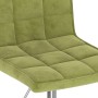 Sillas de comedor giratorias 2 uds de terciopelo verde claro de , Sillas de comedor - Ref: Foro24-335743, Precio: 119,92 €, D...