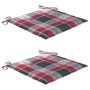 Sillas de comedor jardín con cojines 2 uds madera maciza acacia de , Sillas de jardín - Ref: Foro24-3060819, Precio: 251,29 €...