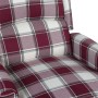 Sillón de masaje reclinable de tela roja de , Sillones de masaje eléctricos - Ref: Foro24-329317, Precio: 236,42 €, Descuento: %