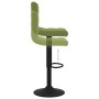 Taburetes de cocina 2 uds terciopelo verde claro de , Taburetes de cocina - Ref: Foro24-334307, Precio: 124,39 €, Descuento: %