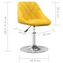 Sillas de comedor giratorias 6 uds terciopelo amarillo mostaza de , Sillas de comedor - Ref: Foro24-3088776, Precio: 285,03 €...