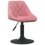 Silla de comedor giratoria 6 uds terciopelo rosa de , Sillas de comedor - Ref: Foro24-3088807, Precio: 343,72 €, Descuento: %
