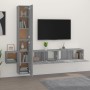 Set de muebles para TV 5 pzas madera contrachapada gris Sonoma de , Muebles TV - Ref: Foro24-3114252, Precio: 169,32 €, Descu...