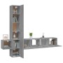 Set de muebles para TV 5 pzas madera contrachapada gris Sonoma de , Muebles TV - Ref: Foro24-3114252, Precio: 169,32 €, Descu...