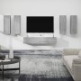 Set de muebles para TV 6 pzas madera contrachapada gris Sonoma de , Muebles TV - Ref: Foro24-3114348, Precio: 233,42 €, Descu...