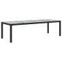 Set comedor de jardín 11 piezas y cojines ratán sintético negro de , Conjuntos de jardín - Ref: Foro24-3094872, Precio: 935,3...