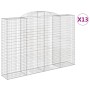 Cestas de gaviones 13 uds forma de arco hierro 300x50x200/220cm de , Maceteros y jardineras - Ref: Foro24-3146802, Precio: 2,...