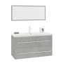 Conjunto de muebles de baño 3 piezas gris hormigón de , Muebles de baño - Ref: Foro24-3152851, Precio: 270,50 €, Descuento: %