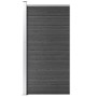 Panel de valla WPC negro 95x186 cm de vidaXL, Paneles de vallas - Ref: Foro24-148979, Precio: 141,76 €, Descuento: %