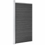 Panel de valla WPC negro 95x186 cm de vidaXL, Paneles de vallas - Ref: Foro24-148979, Precio: 141,76 €, Descuento: %