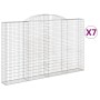 Cestas de gaviones 7 uds forma de arco hierro 300x30x180/200 cm de , Maceteros y jardineras - Ref: Foro24-3146598, Precio: 1,...