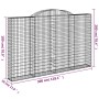 Cestas de gaviones 7 uds forma de arco hierro 300x30x180/200 cm de , Maceteros y jardineras - Ref: Foro24-3146598, Precio: 1,...