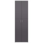 Armario de oficina de contrachapada gris brillo 60x32x190 cm de , Armarios archivadores - Ref: Foro24-800305, Precio: 173,64 ...