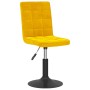 Sillas de comedor giratorias 2 uds terciopelo amarillo mostaza de , Sillas de comedor - Ref: Foro24-335748, Precio: 125,69 €,...