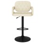 Taburetes de cocina 2 unidades tela crema de , Taburetes de cocina - Ref: Foro24-335619, Precio: 169,10 €, Descuento: %