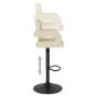 Taburetes de cocina 2 unidades tela crema de , Taburetes de cocina - Ref: Foro24-335619, Precio: 169,10 €, Descuento: %