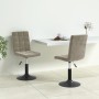 Sillas de comedor giratorias 2 uds de terciopelo gris claro de , Sillas de comedor - Ref: Foro24-335741, Precio: 114,28 €, De...