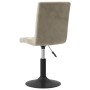 Sillas de comedor giratorias 2 uds de terciopelo gris claro de , Sillas de comedor - Ref: Foro24-335741, Precio: 114,28 €, De...