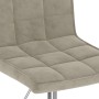 Sillas de comedor giratorias 2 uds de terciopelo gris claro de , Sillas de comedor - Ref: Foro24-335741, Precio: 114,28 €, De...
