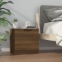 Mesitas de noche 2 unidades color roble marrón 40x39x40 cm de , Mesitas de noche - Ref: Foro24-817032, Precio: 57,93 €, Descu...