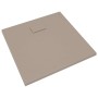 Plato de ducha SMC marrón 90x80 cm de vidaXL, Platos de ducha - Ref: Foro24-148924, Precio: 163,35 €, Descuento: %