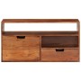 Mueble de TV de madera maciza de acacia 80x30x42 cm de , Muebles TV - Ref: Foro24-340302, Precio: 197,23 €, Descuento: %