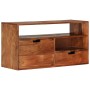 Mueble de TV de madera maciza de acacia 80x30x42 cm de , Muebles TV - Ref: Foro24-340302, Precio: 197,23 €, Descuento: %