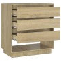 Aparador de madera contrachapada roble Sonoma 70x41x75 cm de , Aparadores - Ref: Foro24-809551, Precio: 71,55 €, Descuento: %